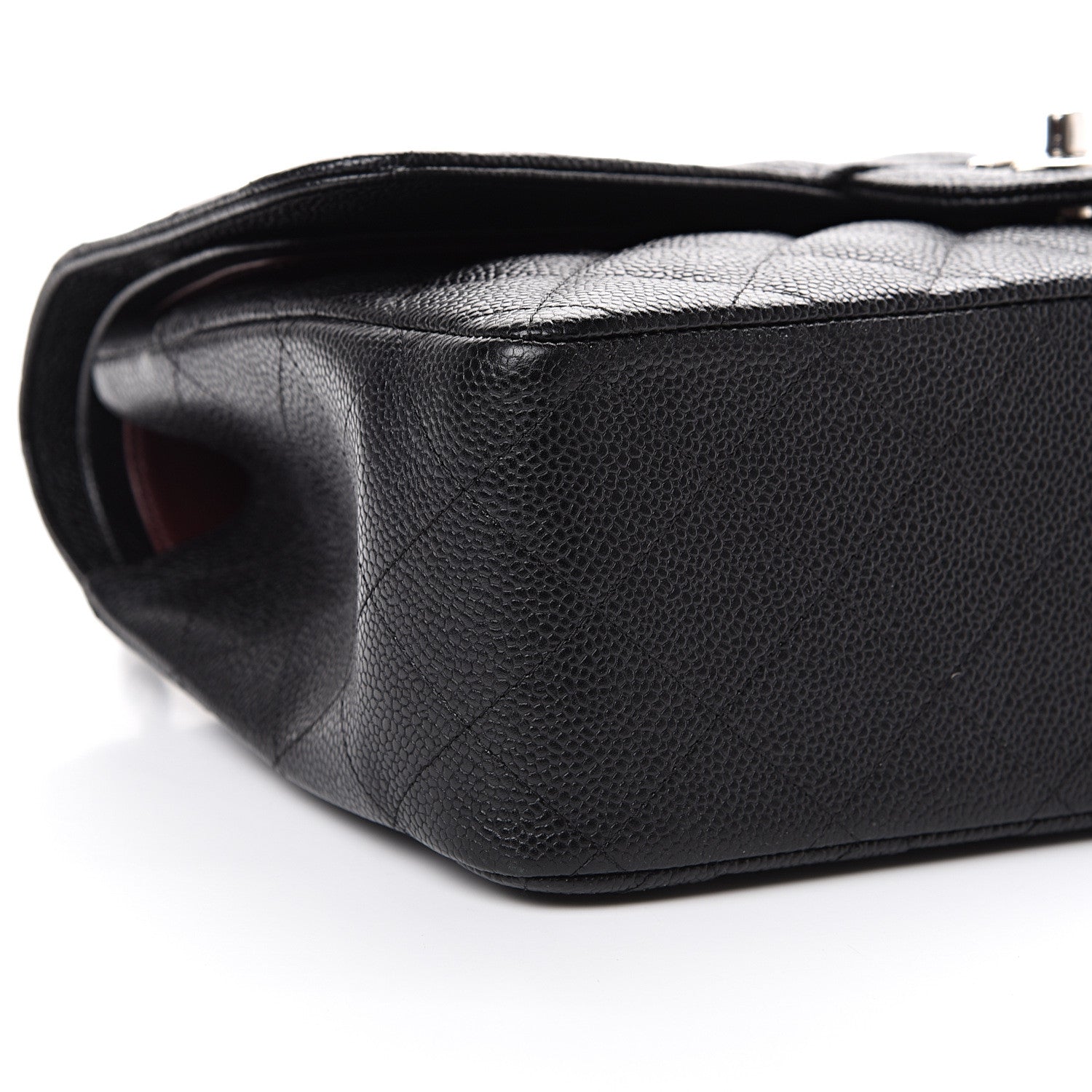 Chanel Caviar Quilted Jumbo Double Flap Black 8 of 9