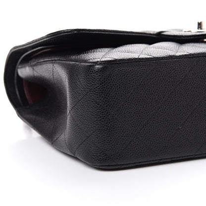 Chanel Caviar Quilted Jumbo Double Flap Black 8 of 9