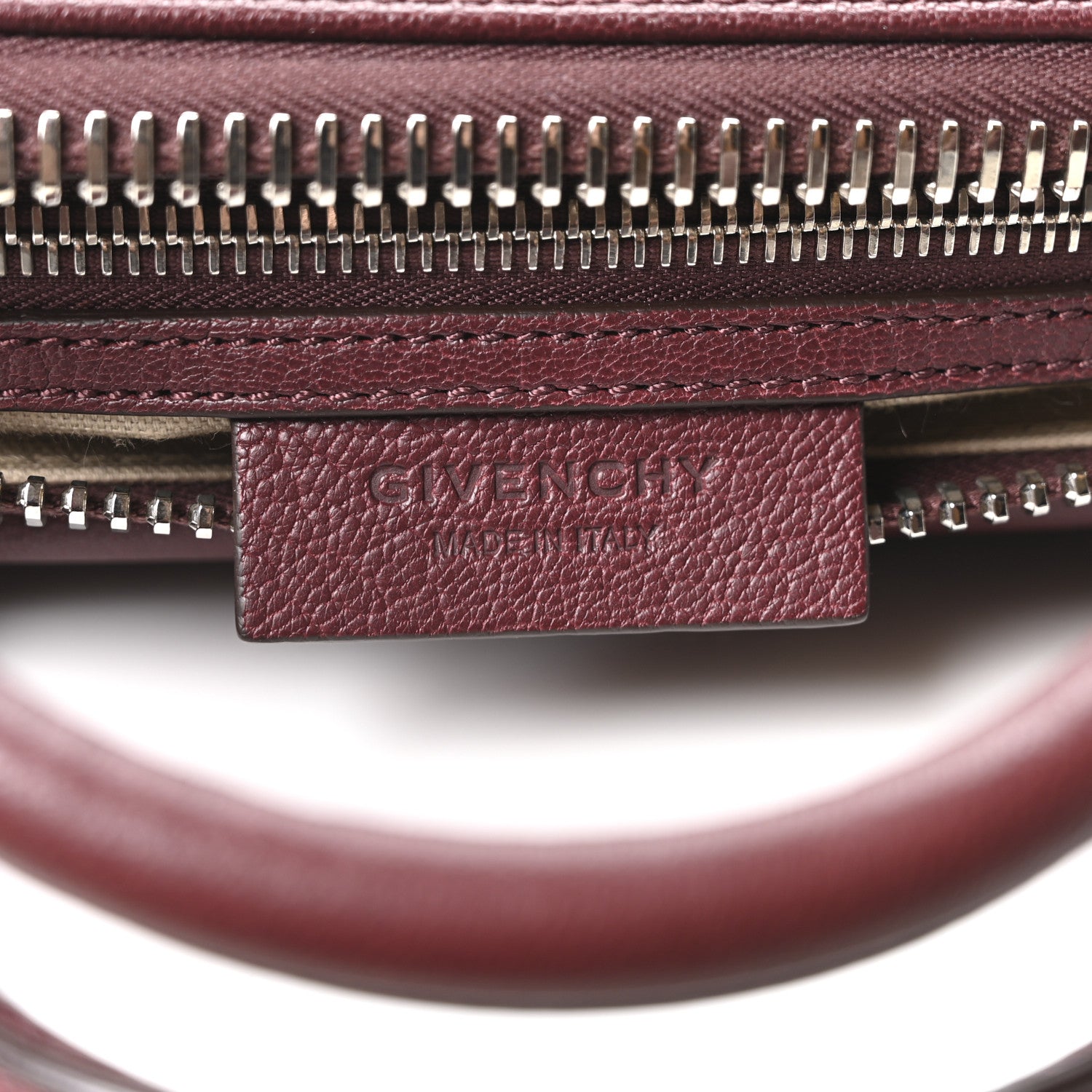 Givenchy Sugar Goatskin Medium Antigona Oxblood 6 of 10