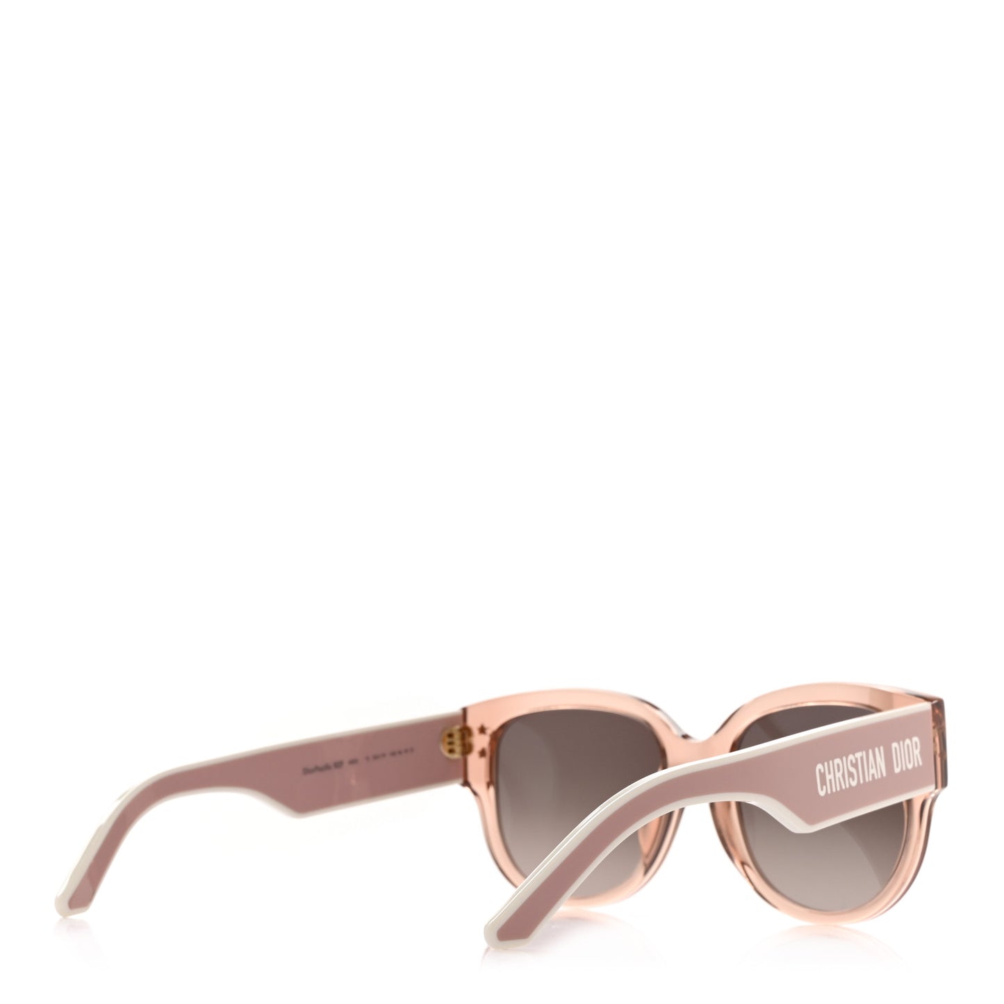 Acetate DiorPacific B2F Butterfly Sunglasses Transparent Pink