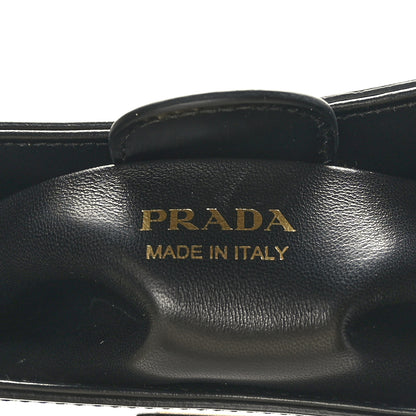 Prada Box Calfskin Shoulder Bag Black 6 of 8