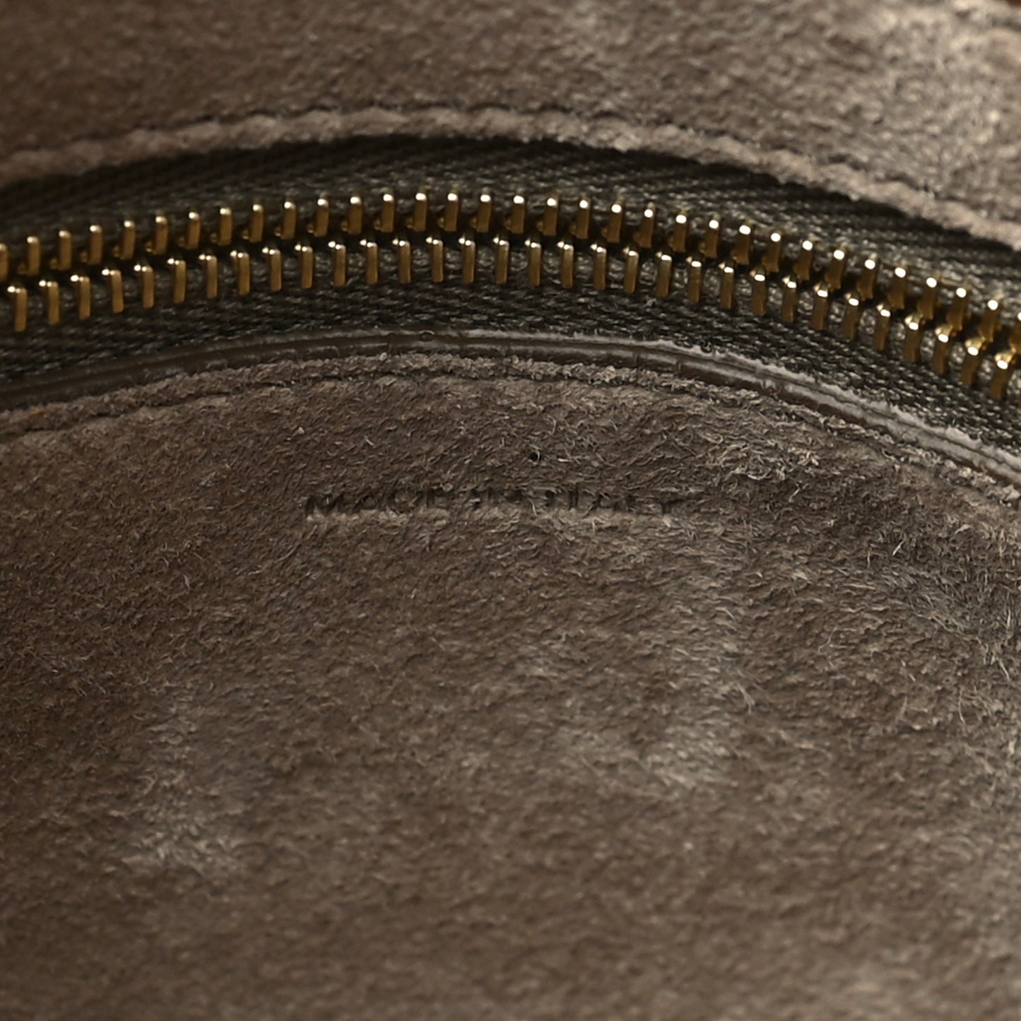 Soft Grained Calfskin Small Sangle Bucket Bag Taupe