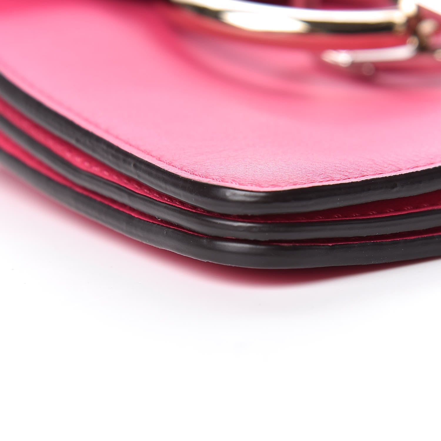 Chloe Suede Calfskin Mini Faye Bracelet Bag Fuchsia Rose 13 of 15