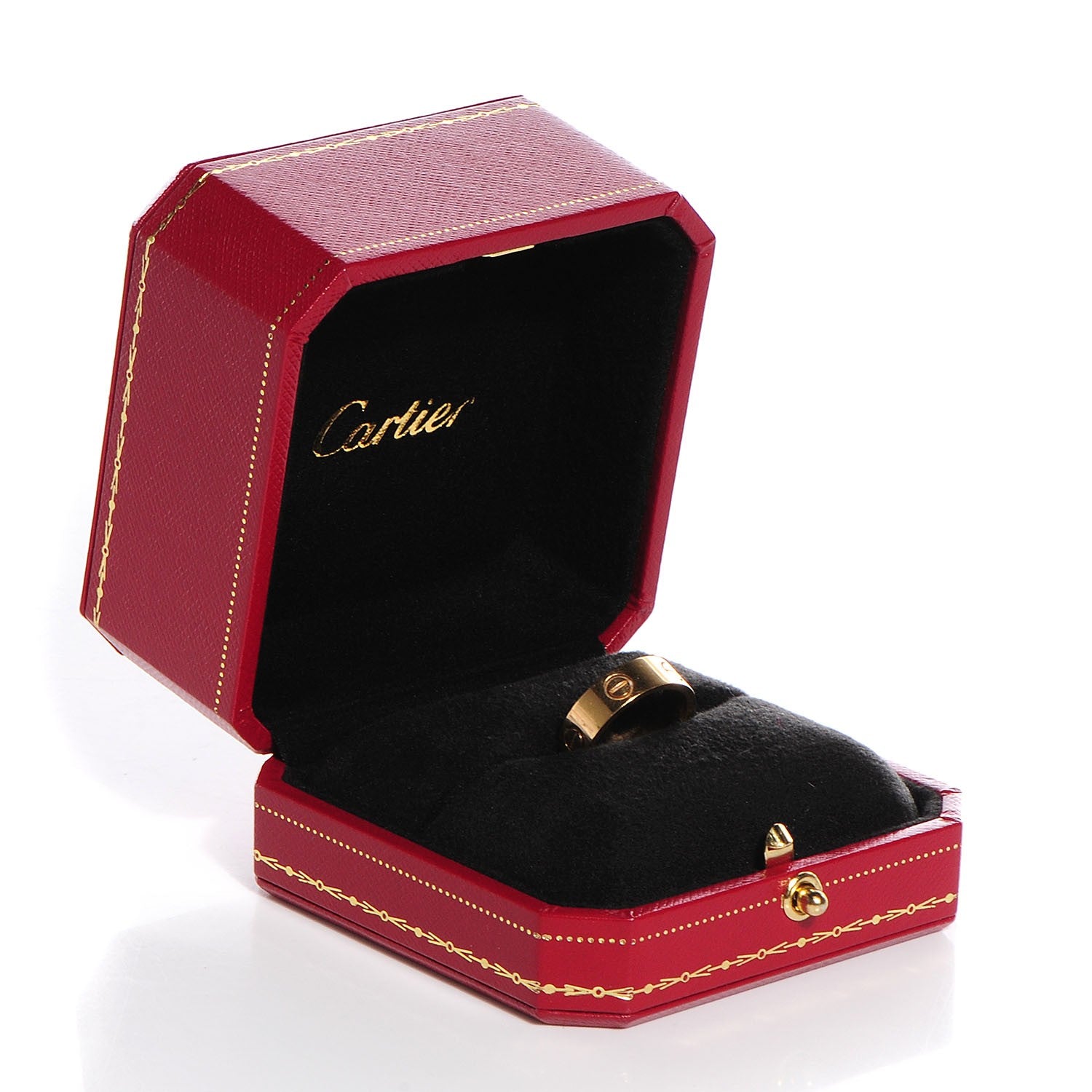 Cartier 18K Yellow Gold 5.5mm LOVE Ring 51 5.75 4 of 4
