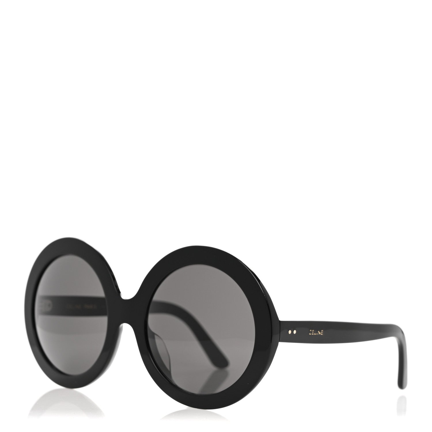 Celine Acetate Round Sunglasses CL 40081U Black 1 of 8