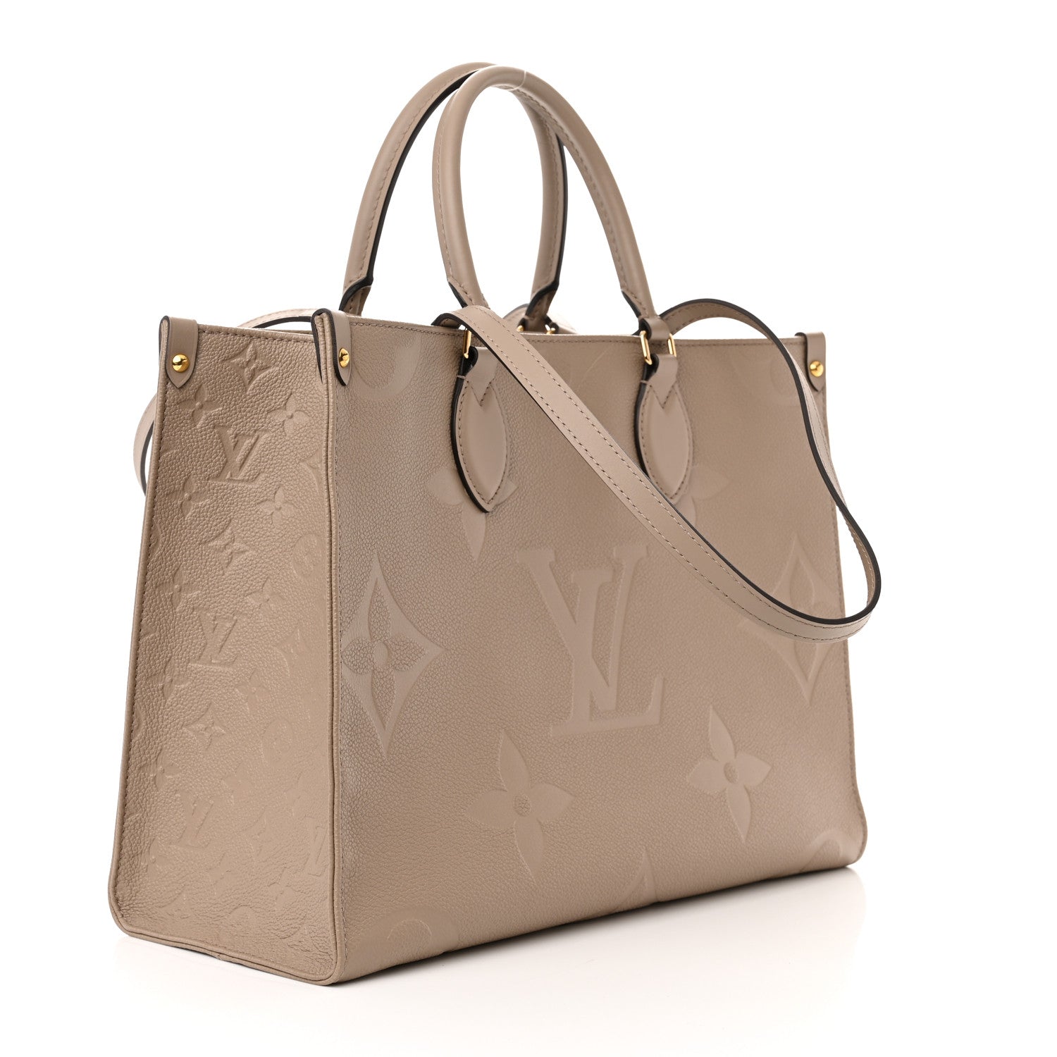 Louis Vuitton Empreinte Monogram Giant Onthego MM Tourterelle 3 of 9