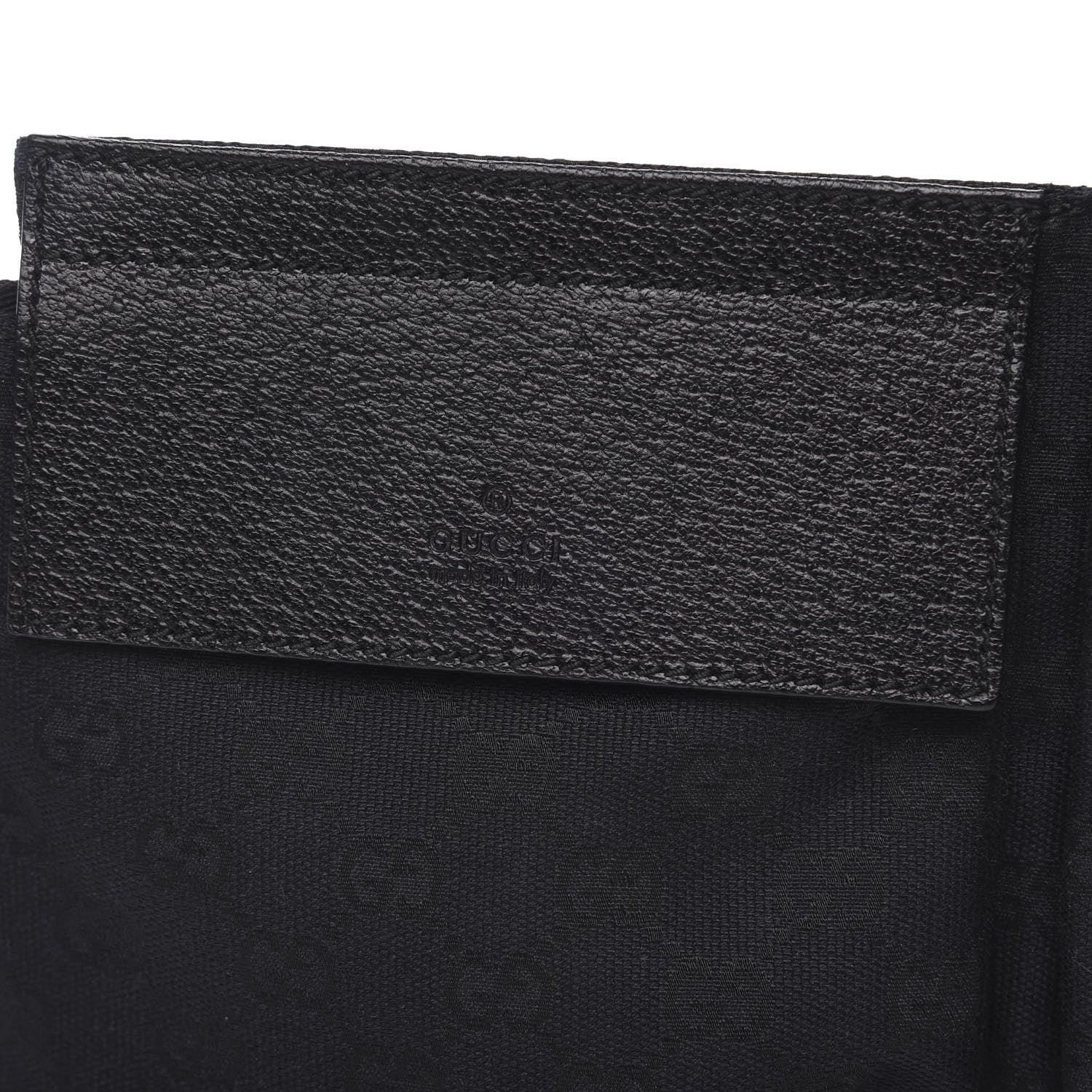 Gucci GG Monogram Double Pocket Belt Bag Black 10 of 10