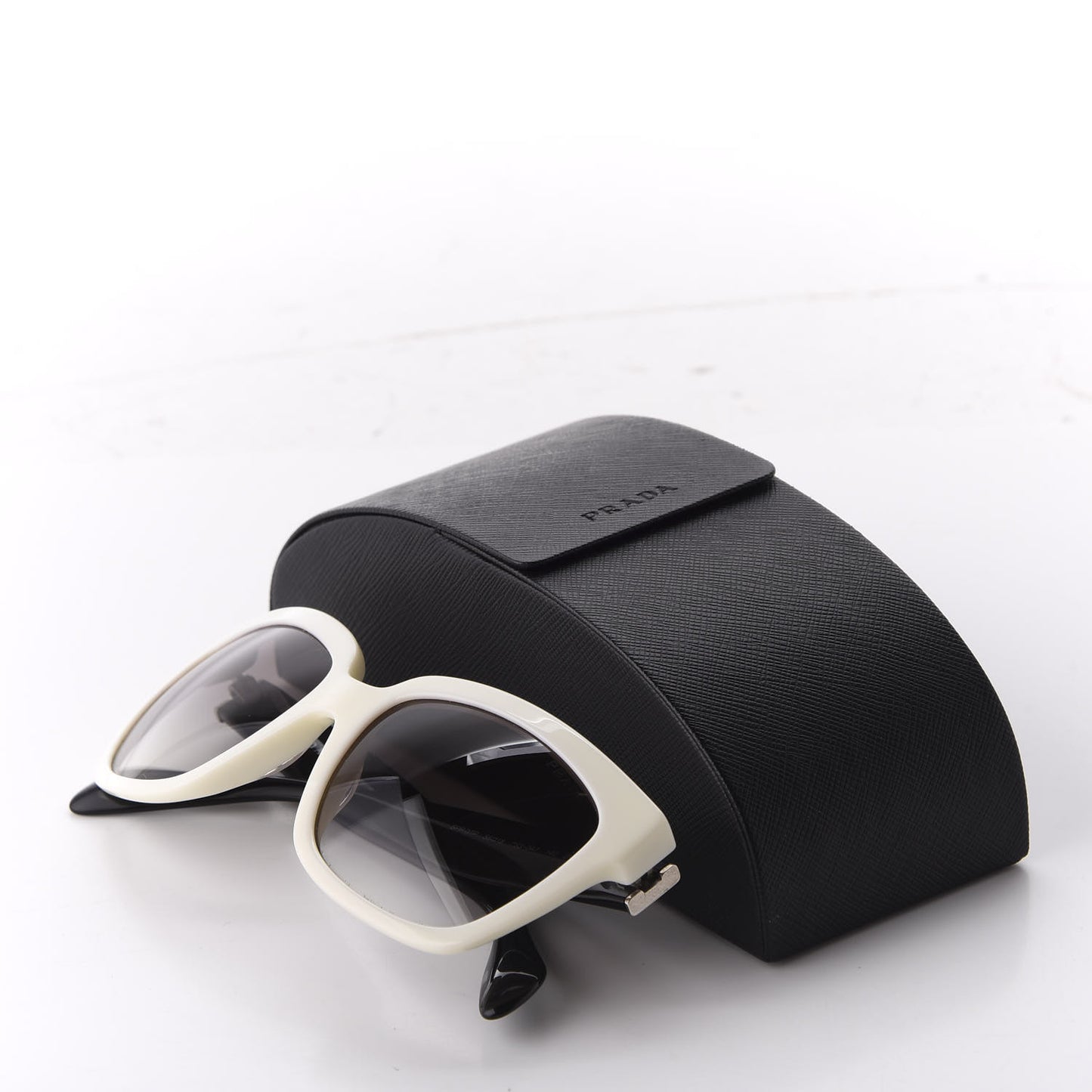 Square Sunglasses SPR 07P White Black