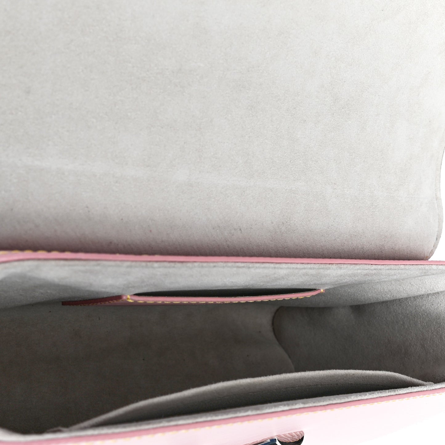 Epi Twist Shoulder Bag MM Rose Ballerine