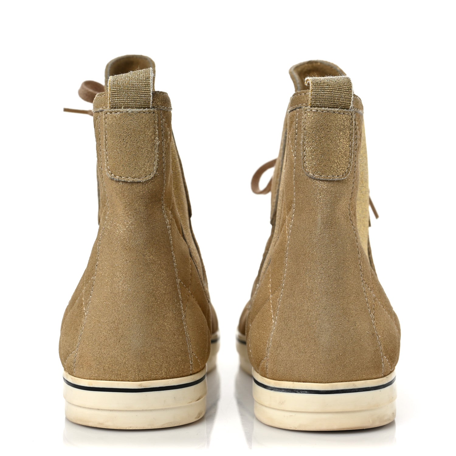 Chanel Quilted High Top Sneakers 41 7 of 10