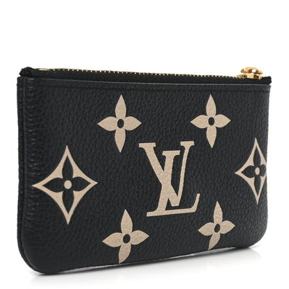 Louis Vuitton Empreinte Monogram Giant Key Pouch Black Beige 6 of 12
