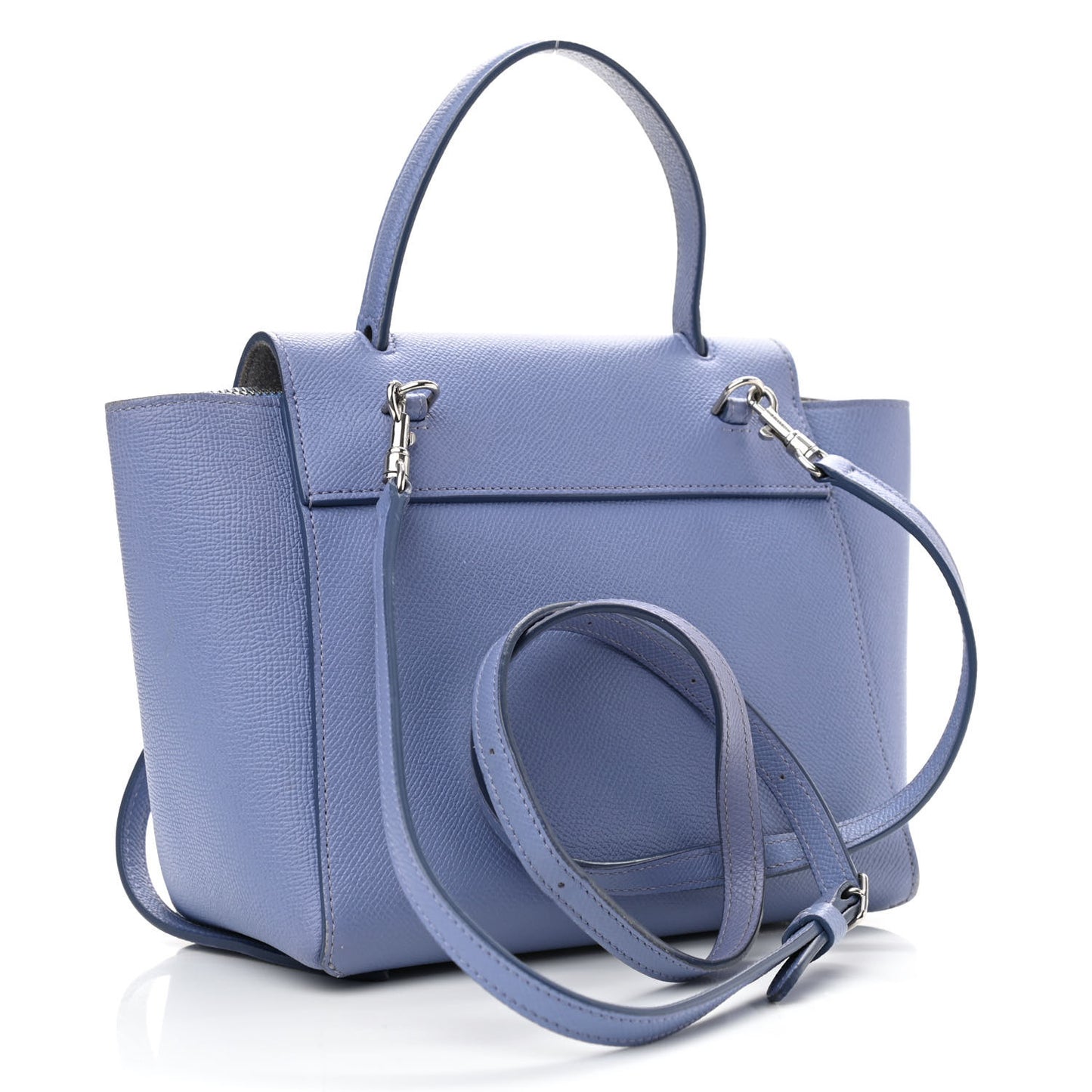 Grained Calfskin Nano Belt Bag Amethyst