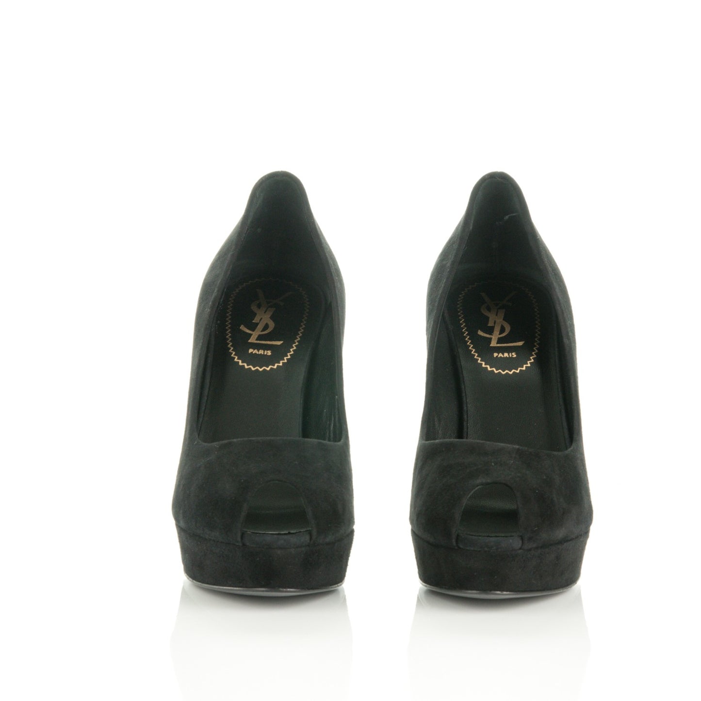 Suede Palais 80 Platform Pumps 37.5 Nero Black