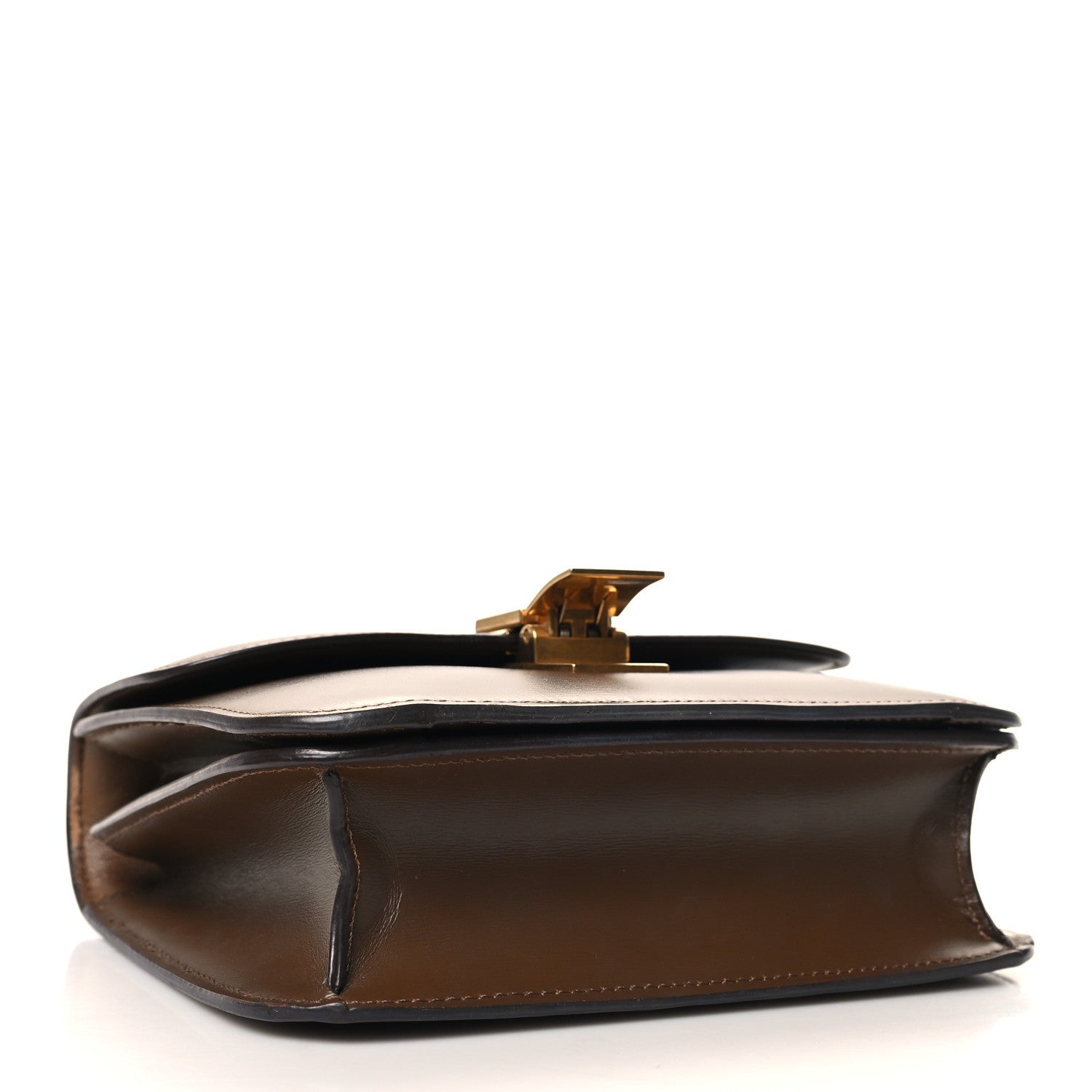 Celine Box Calfskin Teen Classic Box Flap Bag Camel 4 of 15