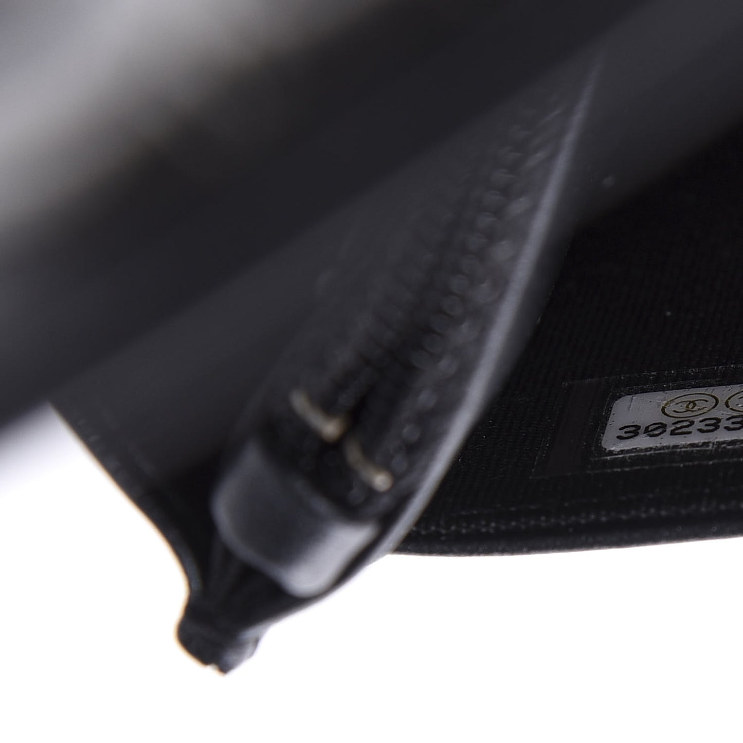 Caviar Quilted Vintage Mademoiselle Wallet On Chain WOC Black