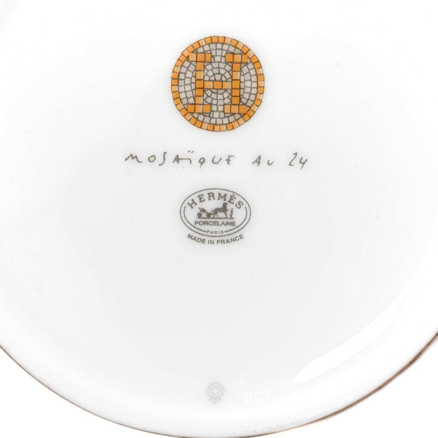 Porcelain Mosaique au 24 Mug Gold