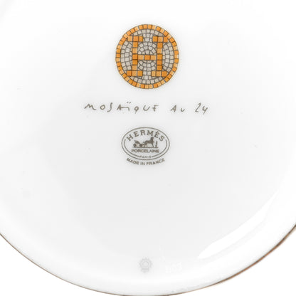 Hermes Porcelain Mosaique au 24 Mug Gold 6 of 7