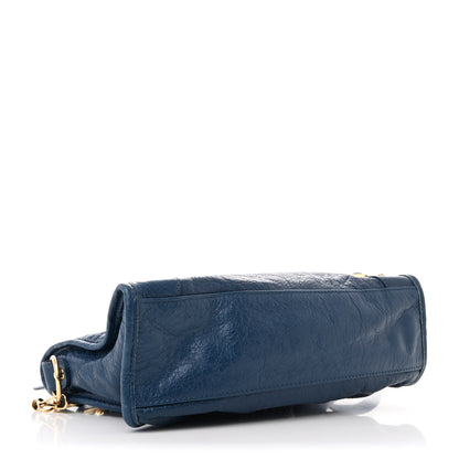 Balenciaga Agneau Classic Gold Hardware S City Bleu Profond 5 of 11
