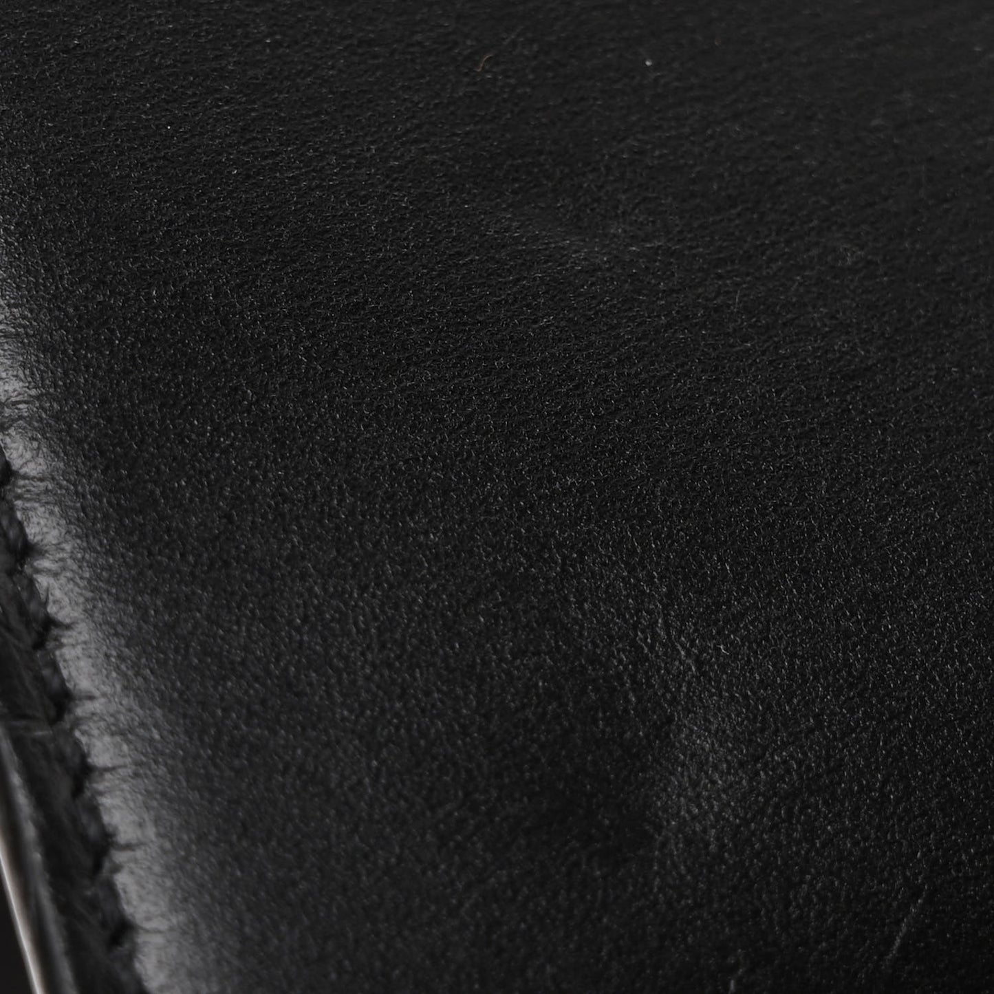 Smooth Calfskin Manhattan Shoulder Bag Black