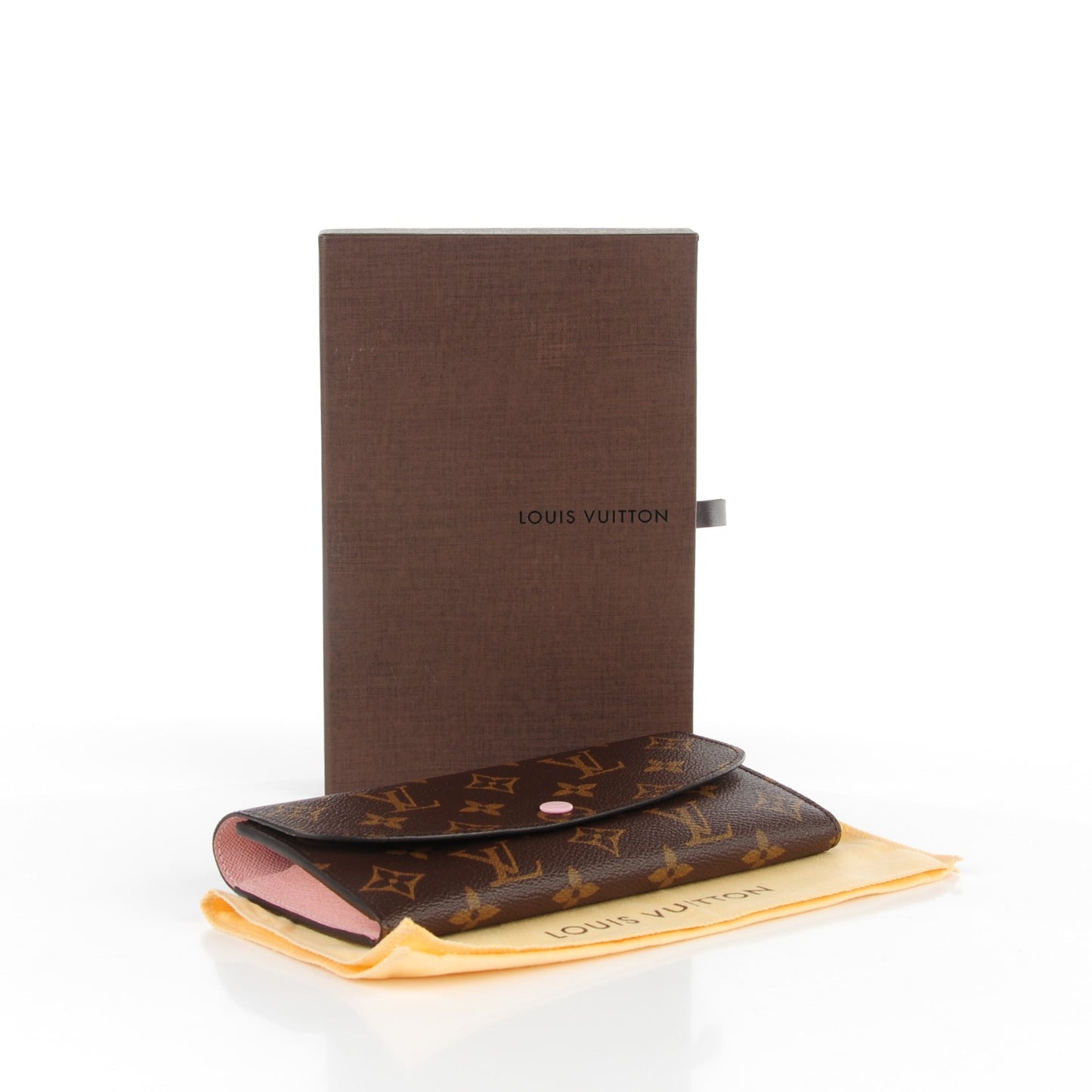 Monogram Emilie Wallet Rose Ballerine