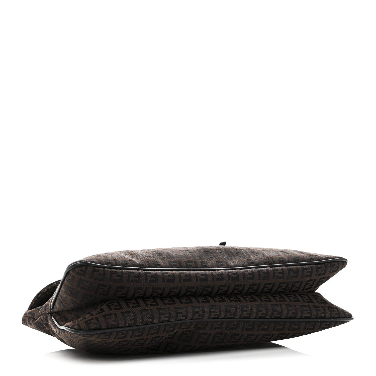 Fendi Zucchino Baguette Tote Black Moro 4 of 9