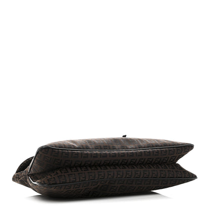 Fendi Zucchino Baguette Tote Black Moro 4 of 9