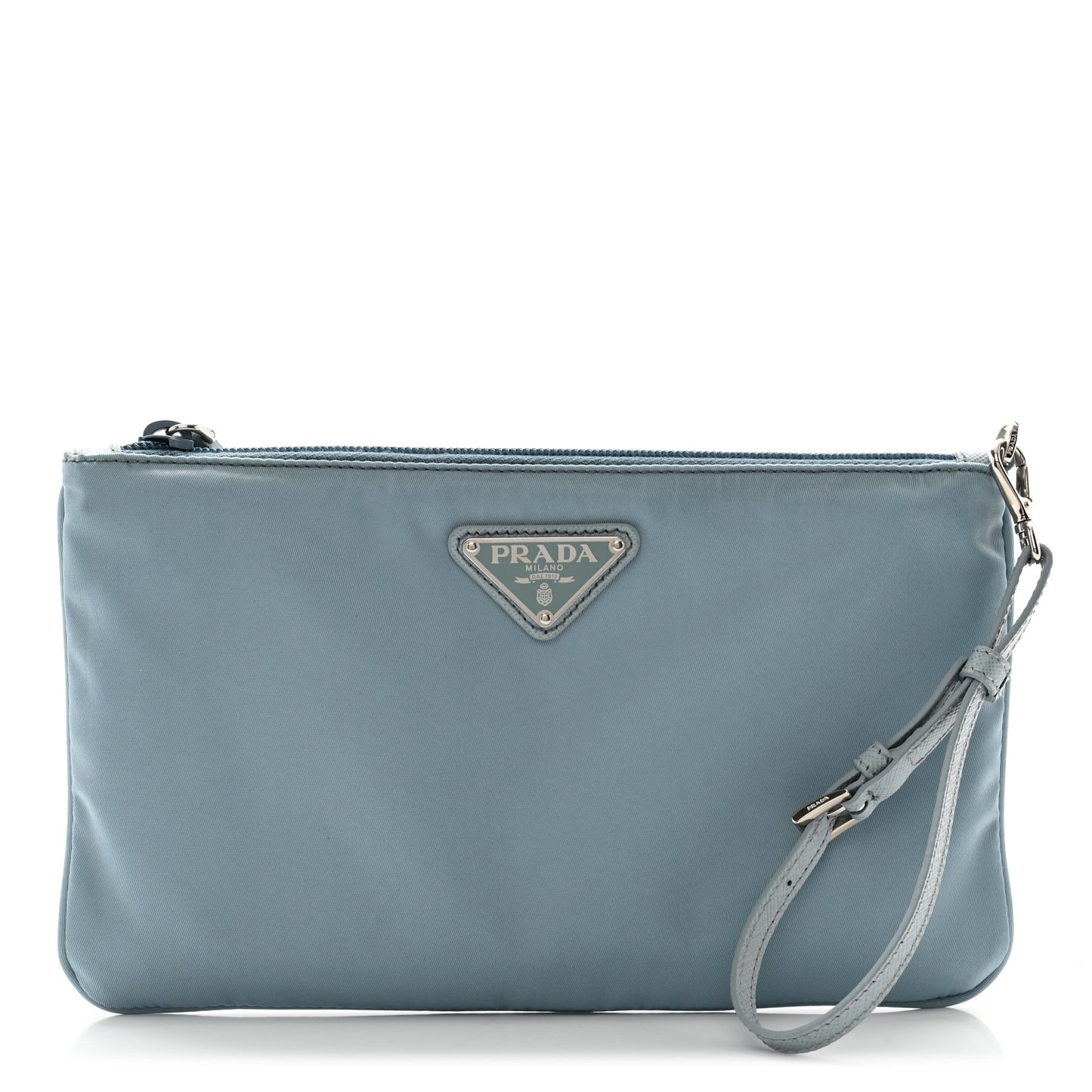 Tessuto Nylon Vela Wristlet Verde Fluo