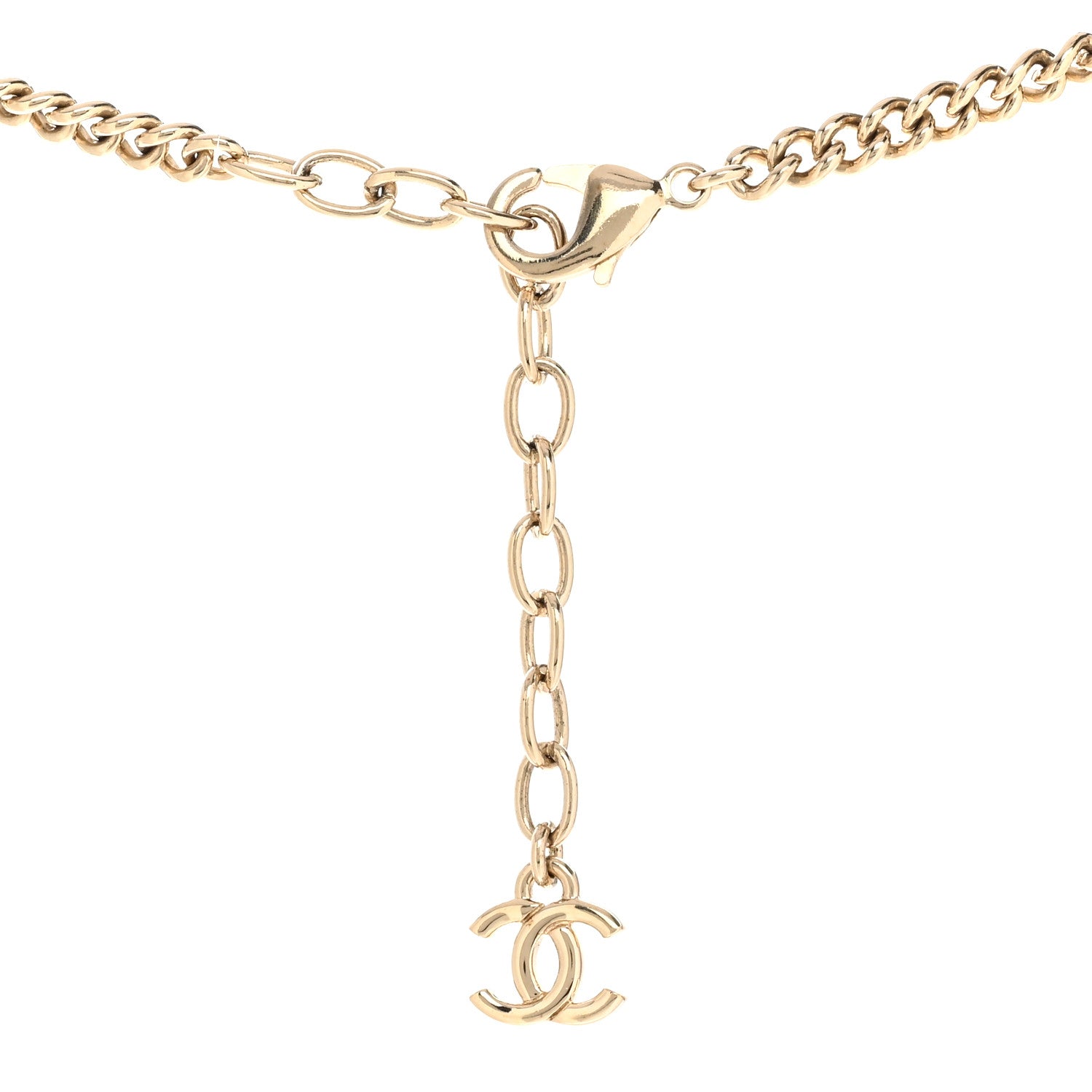 Chanel Resin Logo Choker Pink Black 6 of 6