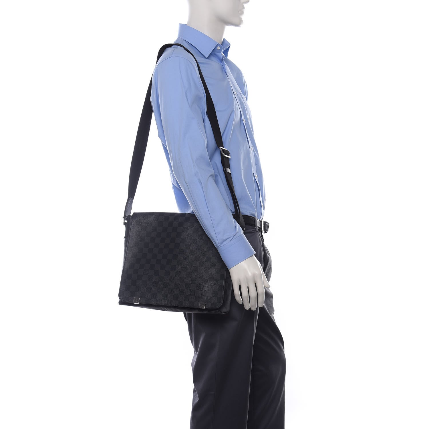 Louis Vuitton Damier Graphite District MM 2 of 10