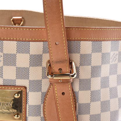 Louis Vuitton Damier Azur Hampstead MM 17 of 25