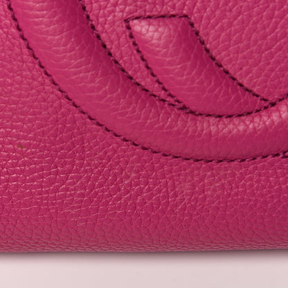 Gucci Cellarius Calfskin Medium Soho Chain Shoulder Bag Bright Bouganville 14 of 19