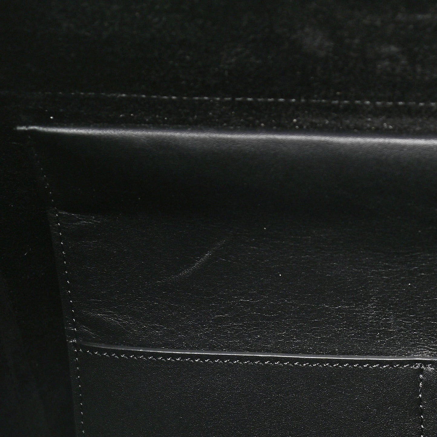 Smooth Calfskin Small Bi-Color Belt Bag Black Cream