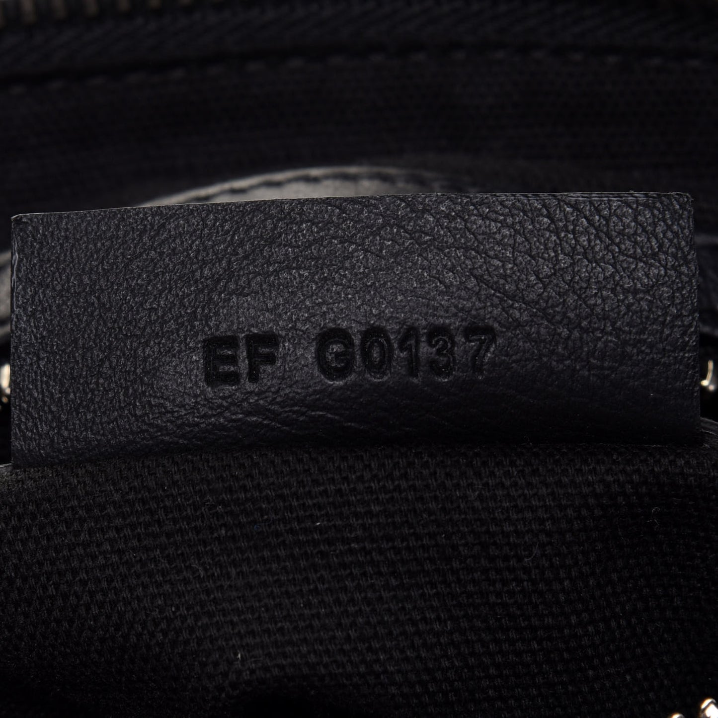 Calfskin Small Studded Star Pandora Black