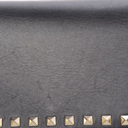 Valentino Garavani Calfskin Rockstud Wallet on Chain Black 11 of 14