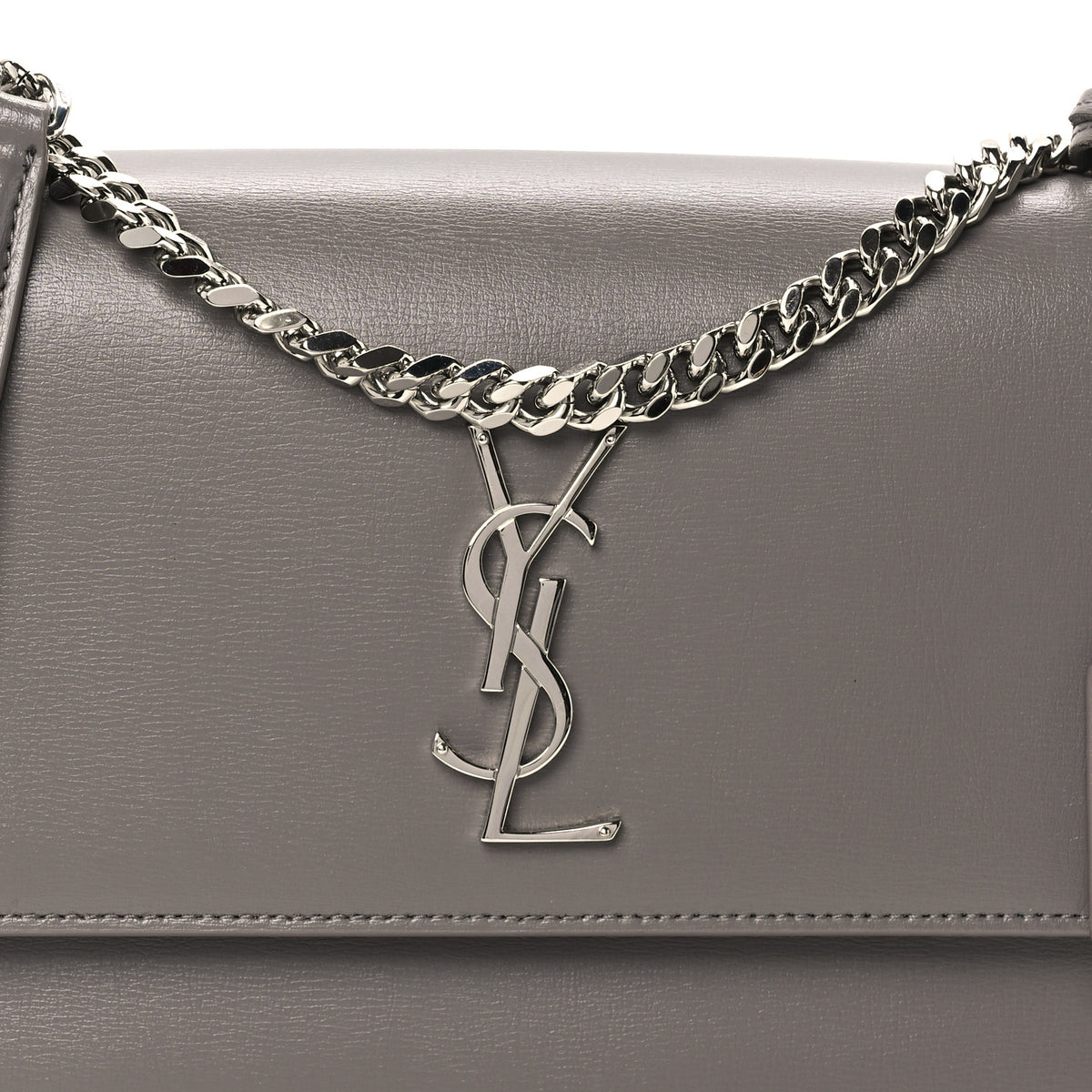 Calfskin Medium Monogram Sunset Fog