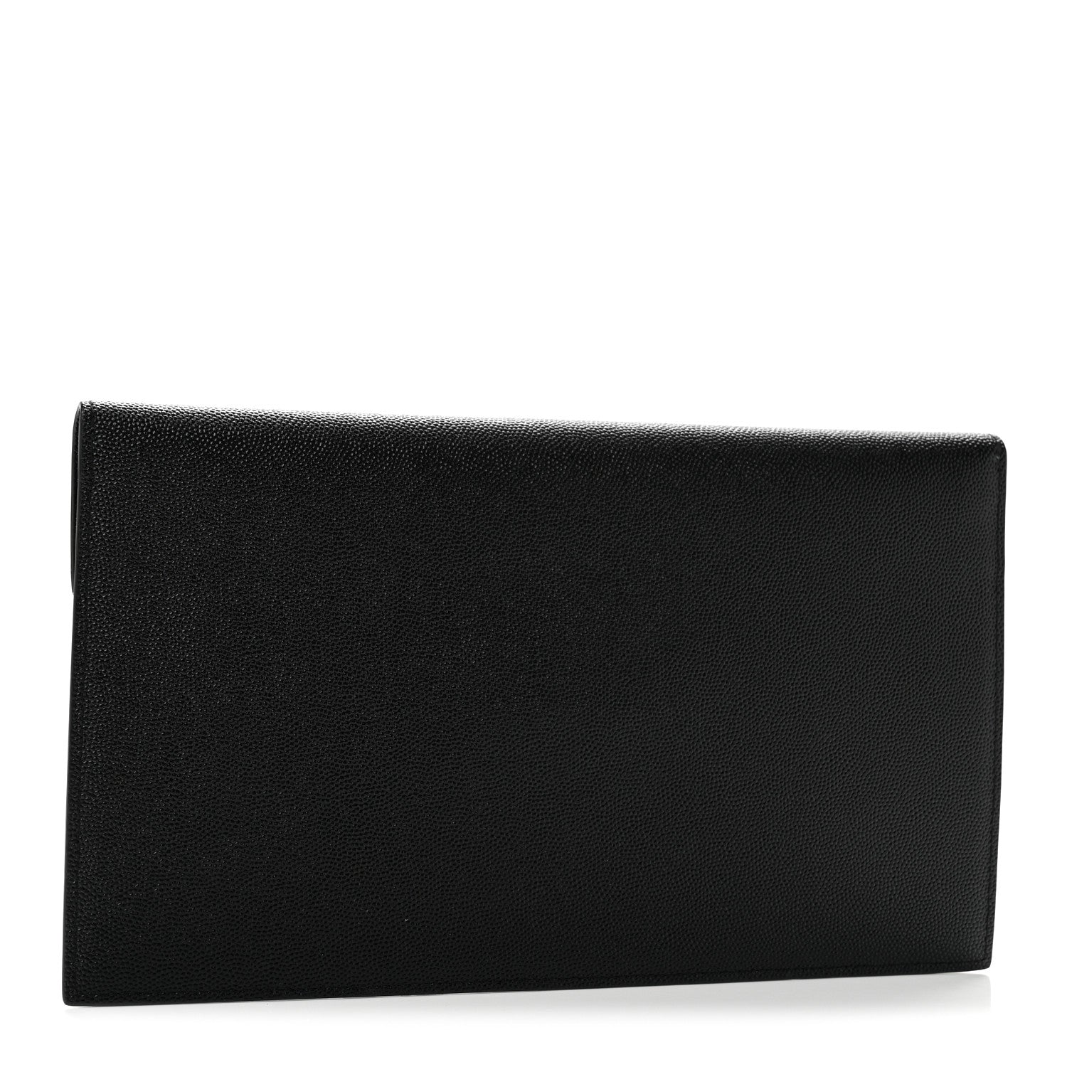Saint Laurent Grain De Poudre Monogram Uptown Pouch Black 3 of 8