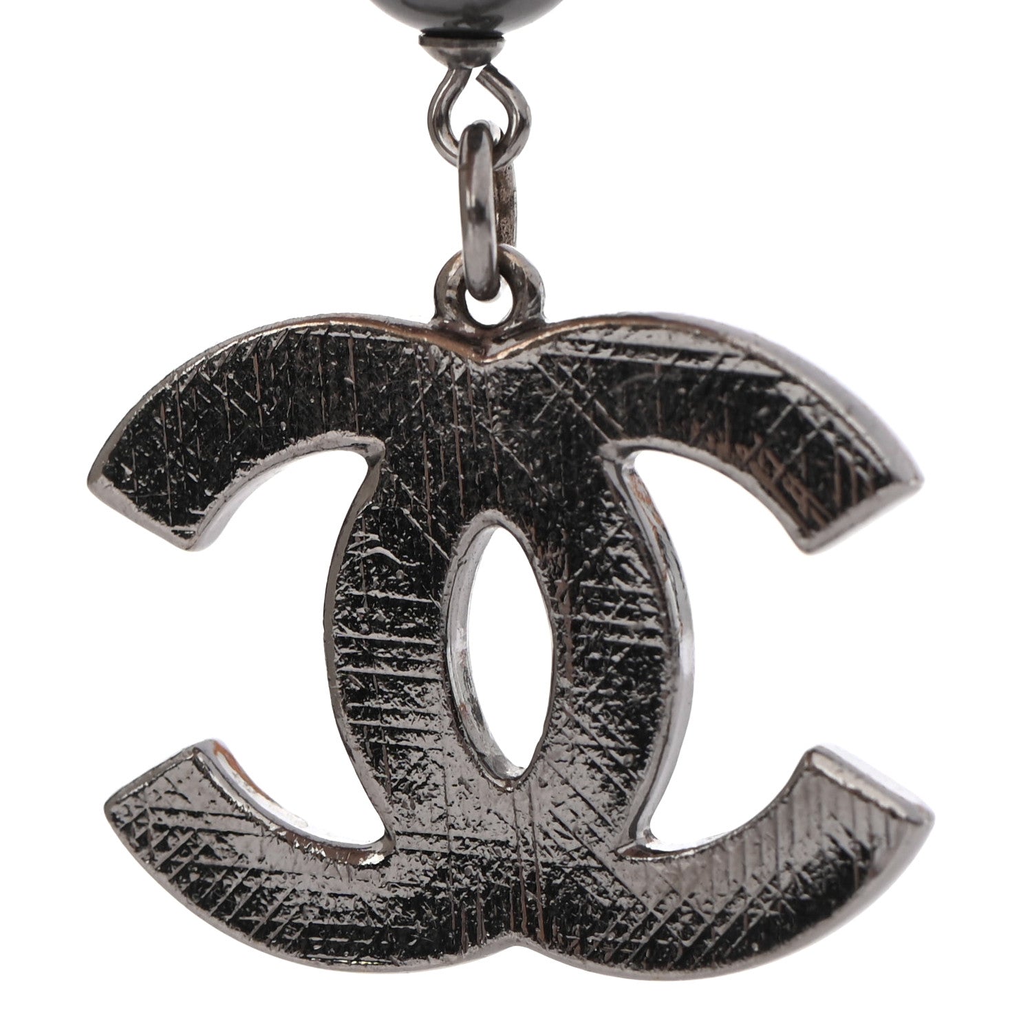 Chanel Beaded CC Bracelet Black 3 of 4