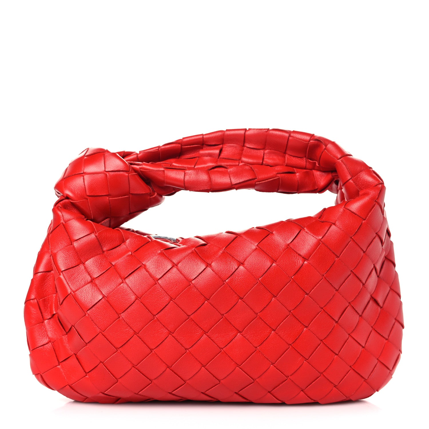 Bottega Veneta Nappa Intrecciato Mini Jodie Red 1 of 11
