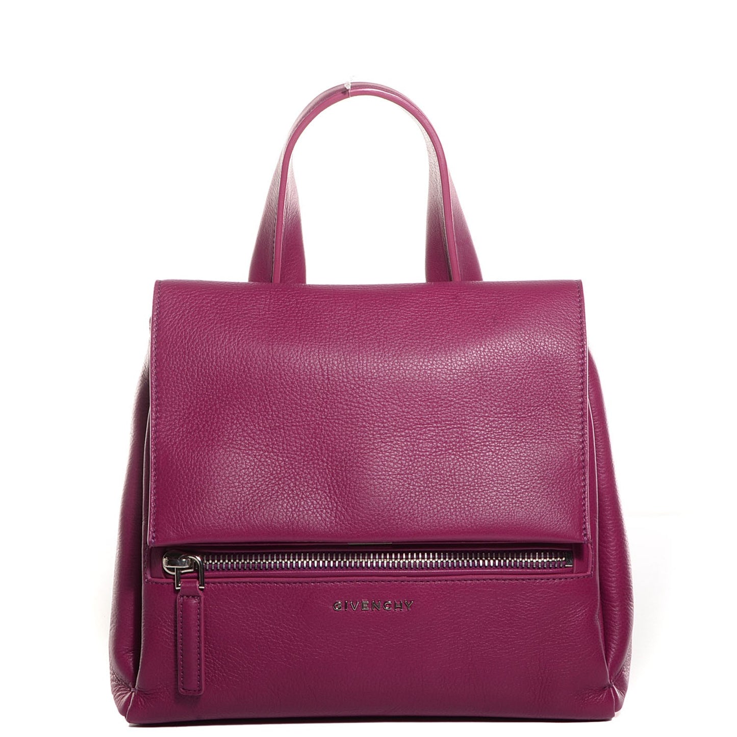 Calfskin Medium Pandora Satchel Orchid Purple