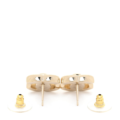 Chanel Metal CC Turnlock Earrings Gold 3 of 5