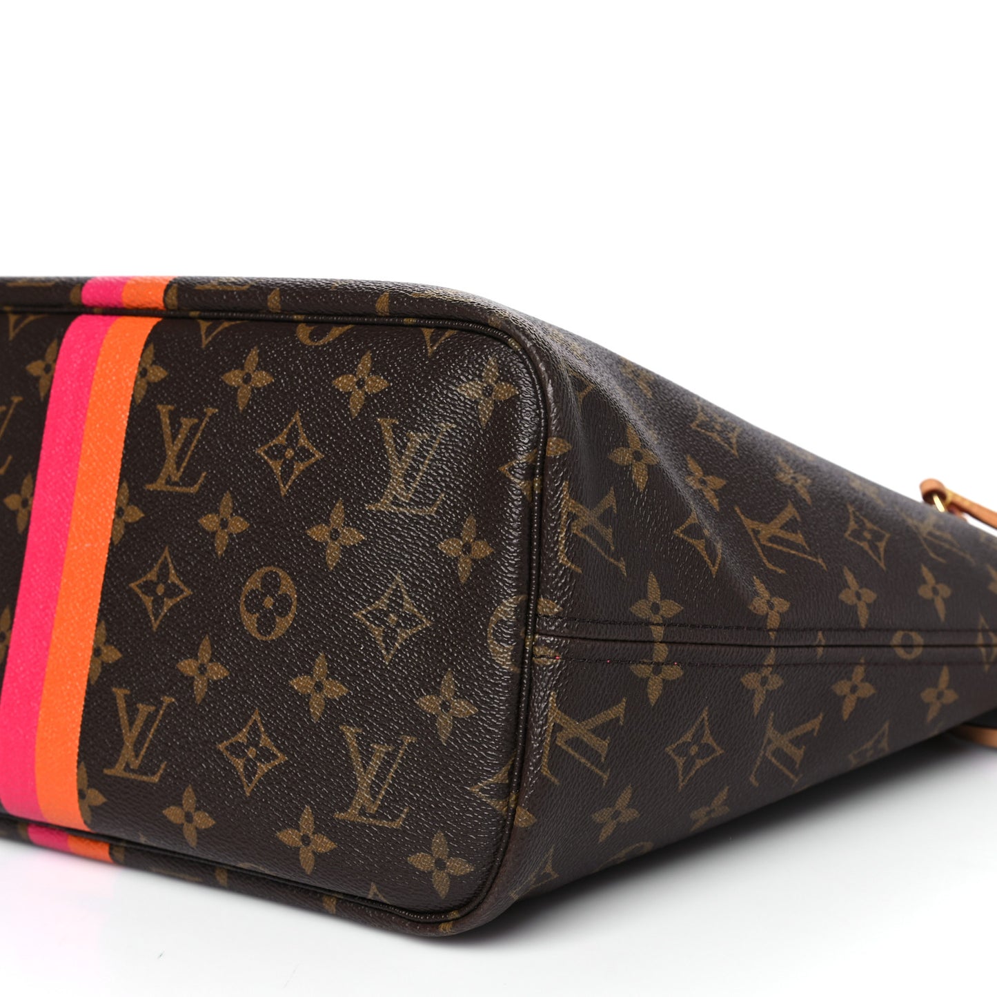 Monogram My LV Heritage Neverfull MM  Fuchsia Orange