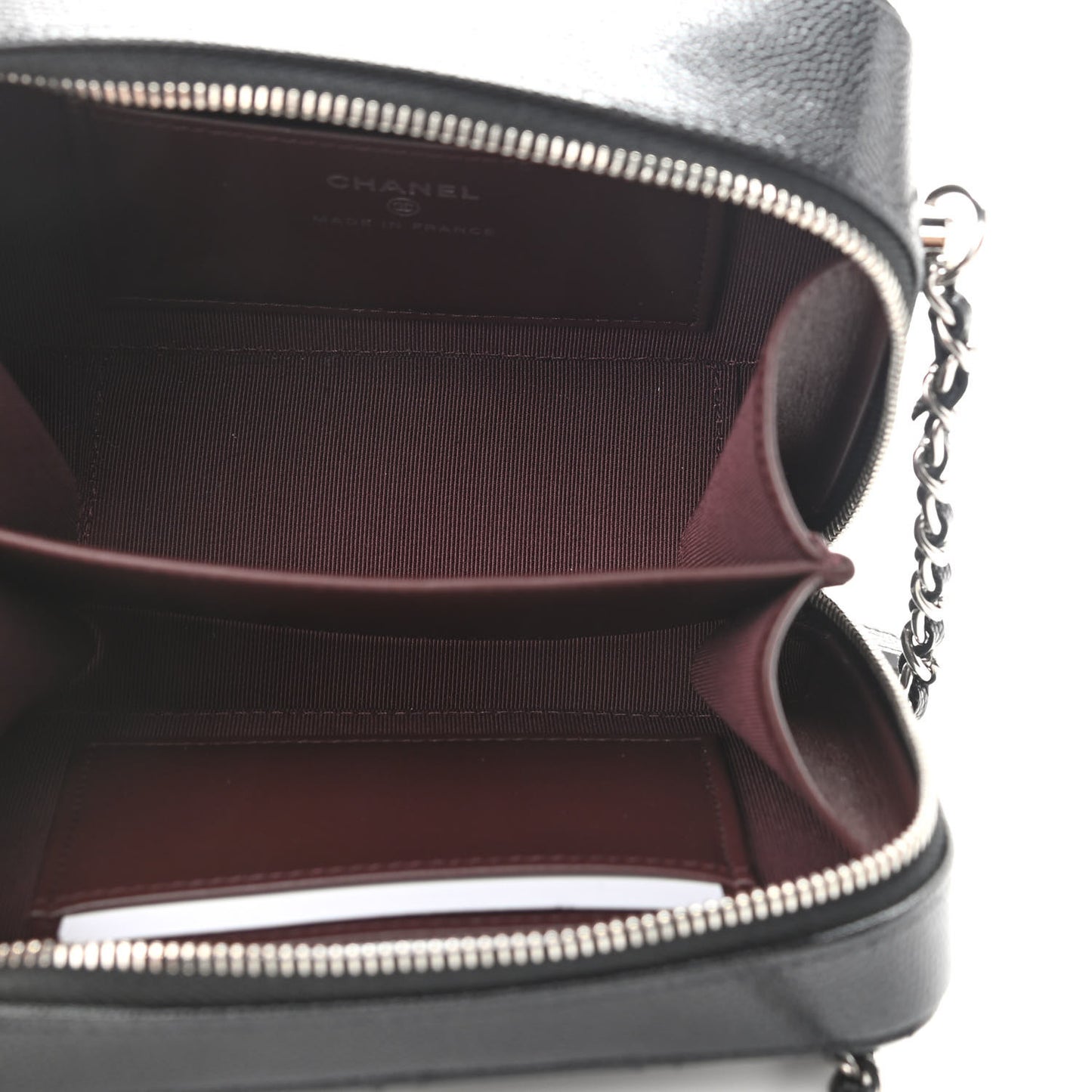 Caviar Quilted Camera Bag Black