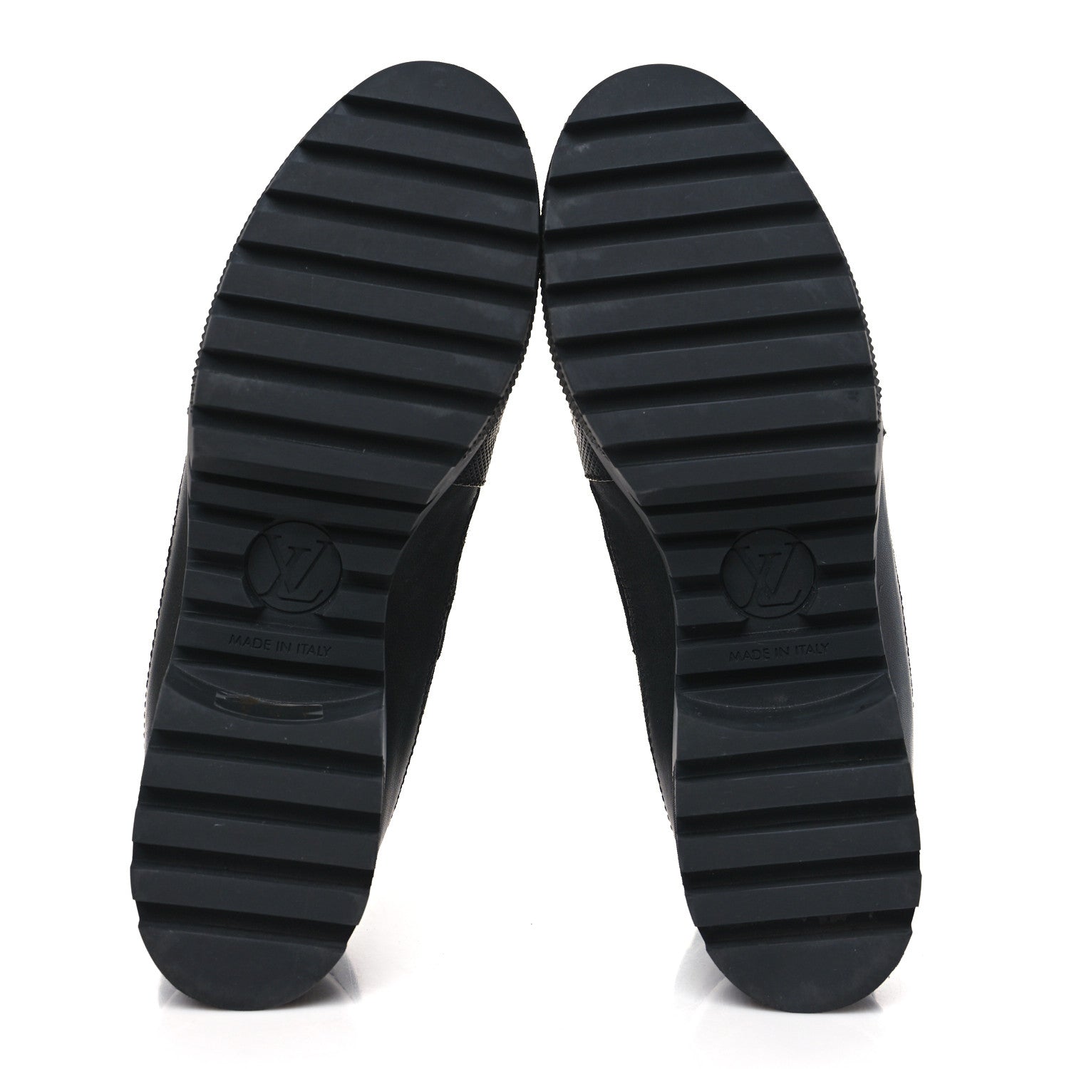 Louis Vuitton Suede Calfskin Jacquard Since 1854 Laureate Platform Desert Boots 40 Black 5 of 7