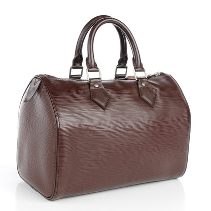 Louis Vuitton Epi Speedy 25 Moka 3 of 8