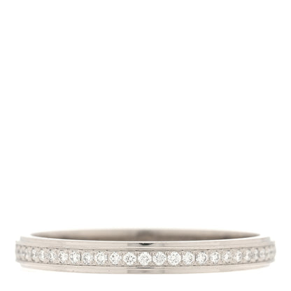 Cartier Platinum Diamond 2.3mm D'Amour Wedding Band Ring 51 5.75 1 of 5