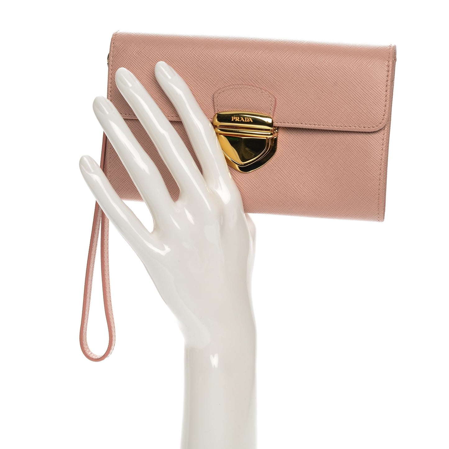 Saffiano Tuc Wristlet Orchidea