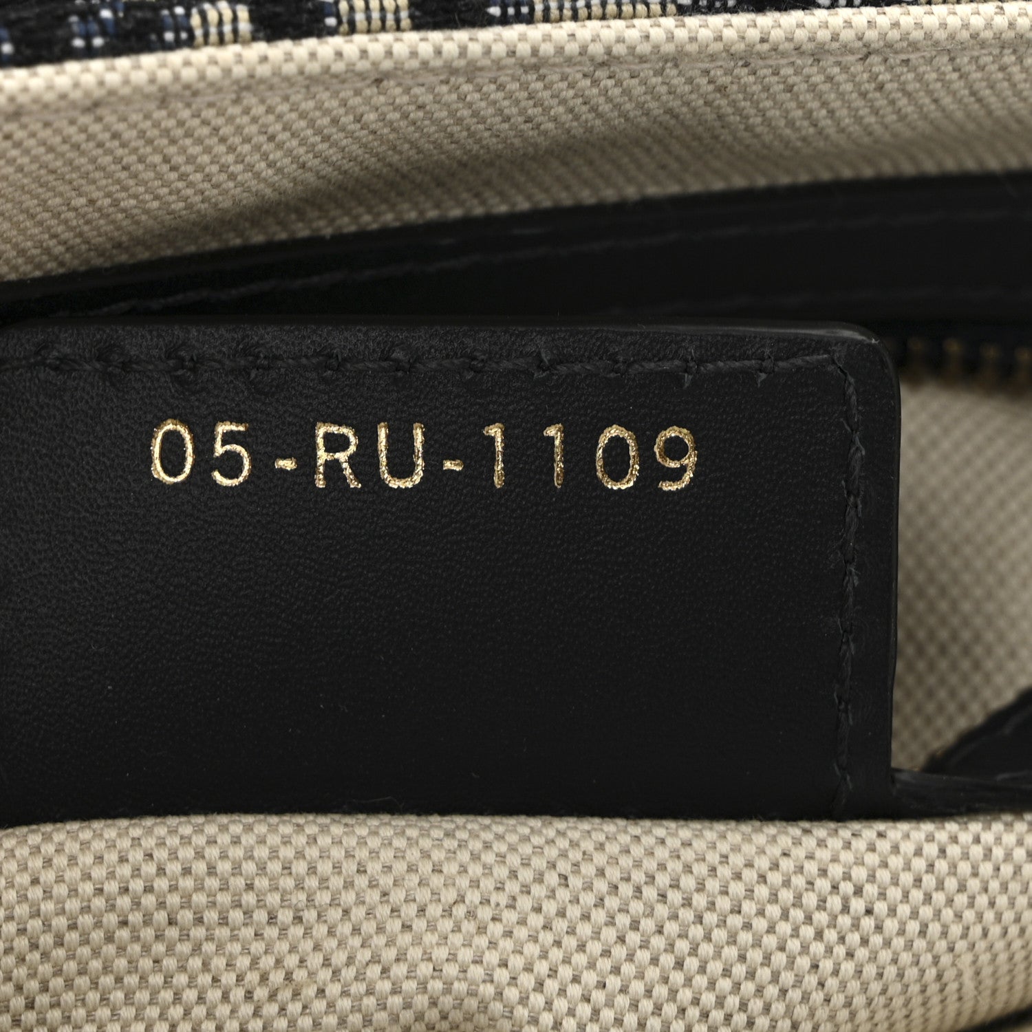 Christian Dior Oblique Saddle Bag Blue 7 of 10