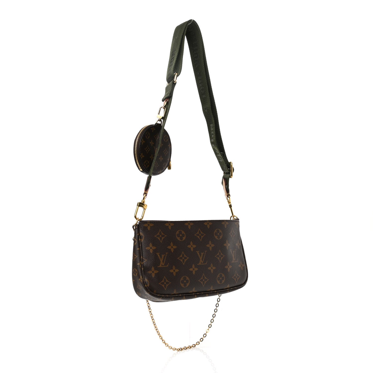 Louis Vuitton Monogram Multi Pochette Accessories Kaki 3 of 12