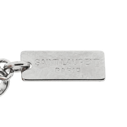 Saint Laurent Monogram Charm Bracelet L  Silver 4 of 4