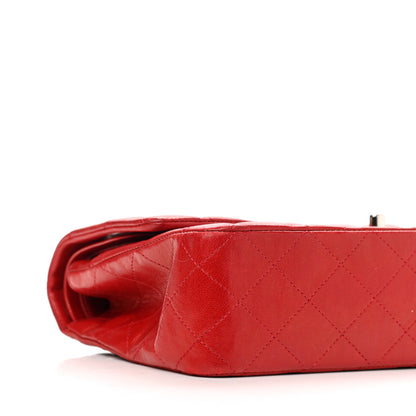 Chanel Lambskin Quilted Medium Double Flap Red 9 of 13